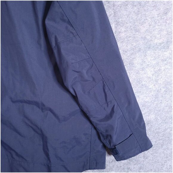 CARHARTT XL Blue Shoreline Waterproof Jacket C72 BLS Full Zip Hooded Mesh Lined - Picture 12 of 14